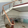 Cầu thang lan can kính Bình Tân
