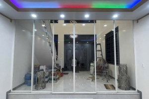 Thi công cửa nhôm Slim